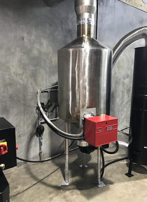 Afterburner units for coffee roasting salotto coffee